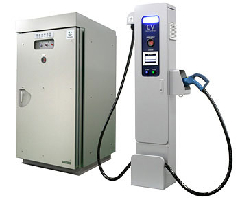 日立製作所 EV急速充電器 HIQCシリーズ