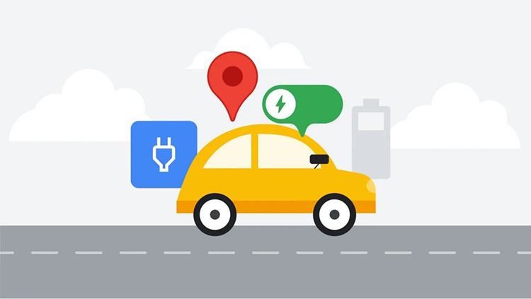 グーグル、EV充電スタンドを見つけやすく–AIで場所の説明を生成