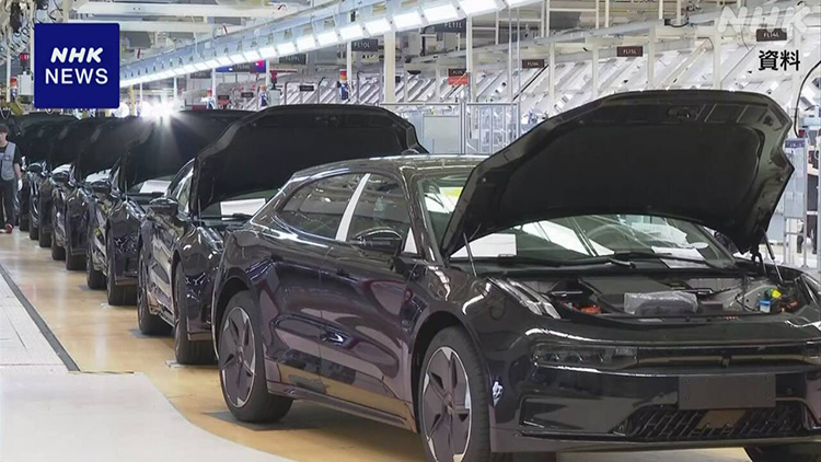 中国 5月の新車販売台数 EVなど33％余増も関税の影響が焦点に